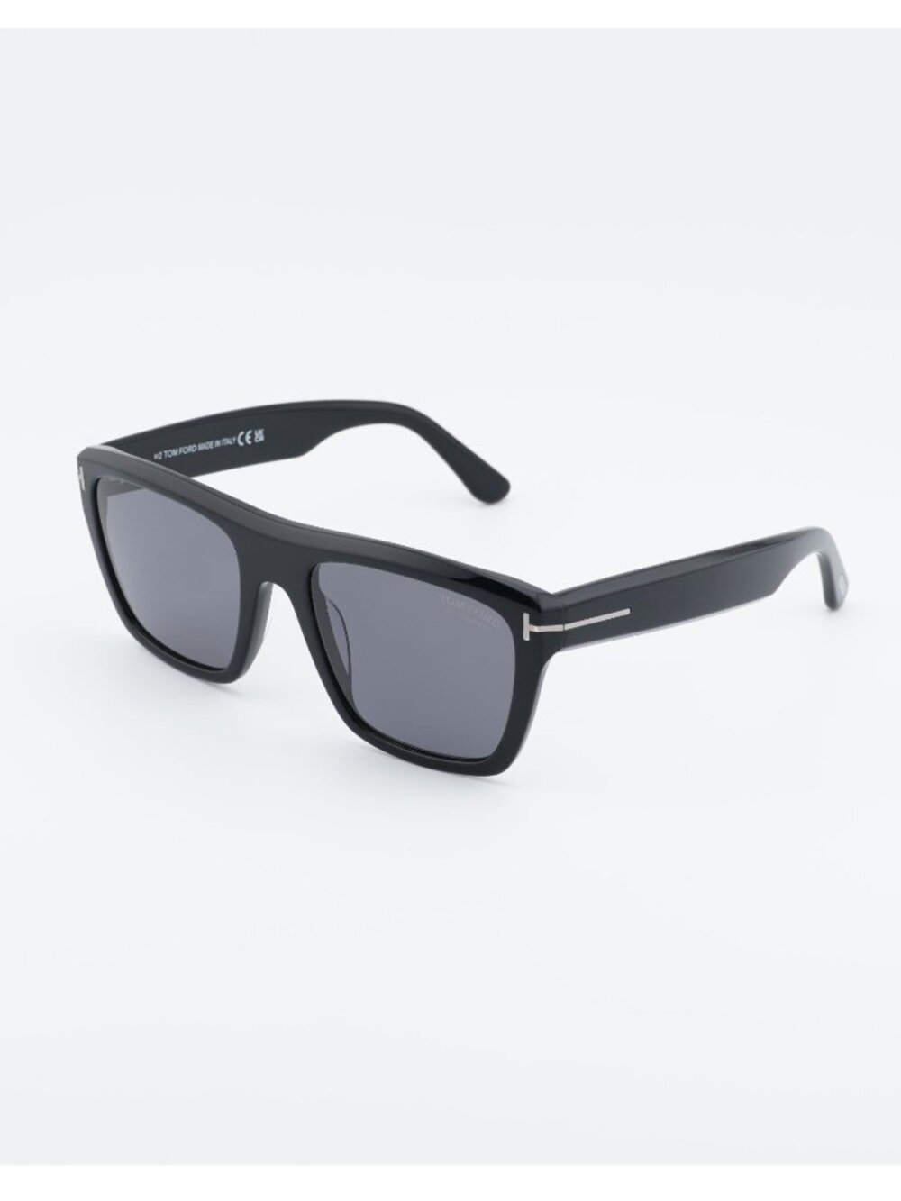 Tom Ford Alberto FT1077-N 01D Sunglasses Shiny Black Square Frame